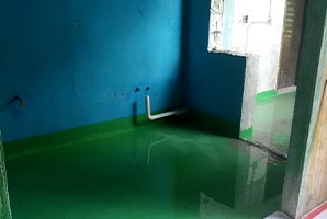 九藝工地 | 衛(wèi)生間防水的閉水試驗